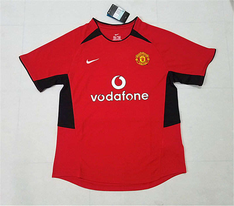 Durable Man Utd Manchester United Home 02-03 Retro Soccer Jersey Shirt
