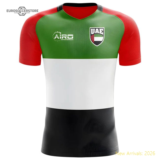 Authentic United Arab 20252026 Home Shirt Lightweight Contemporary