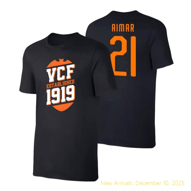 High-Quality Valencia Football t-shirt AIMAR - Black - Budget-Friendly