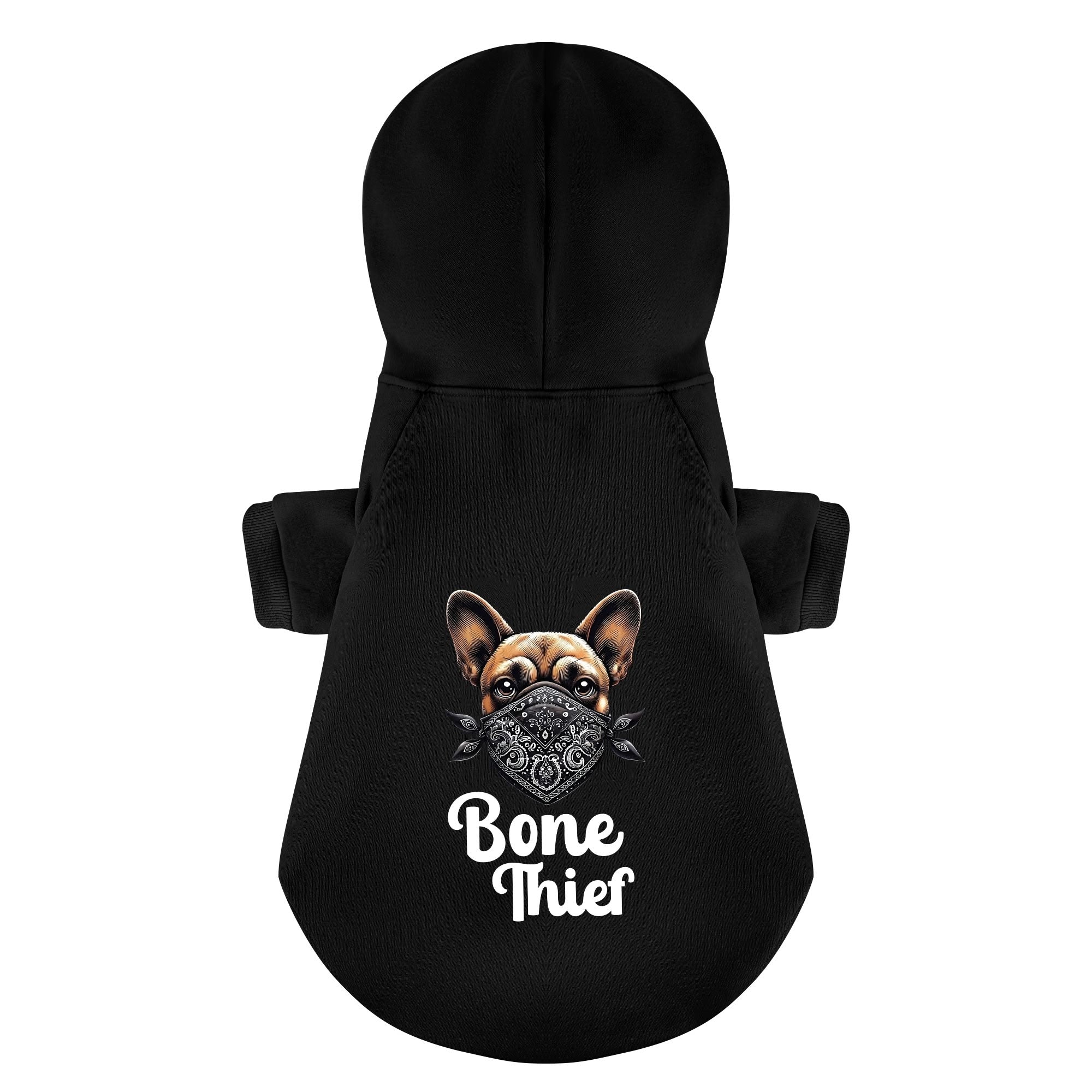 Bone Thief - Stylish Personalized French Bulldog Hoodies With Funny Quotes – Stylish, Cozy, And Premium 100% Cotton Indoor Comfort