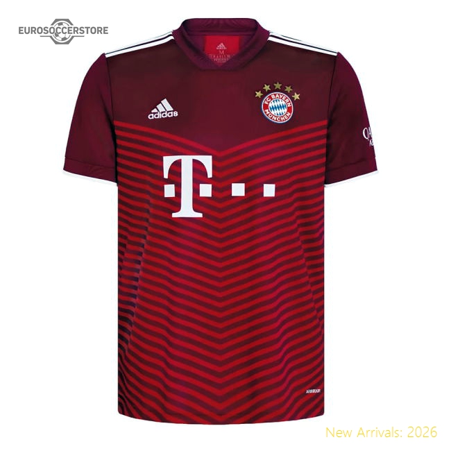 Teams,Bayern Bayern Home Club Munich 2021-2022 Shirt Match Day Wear