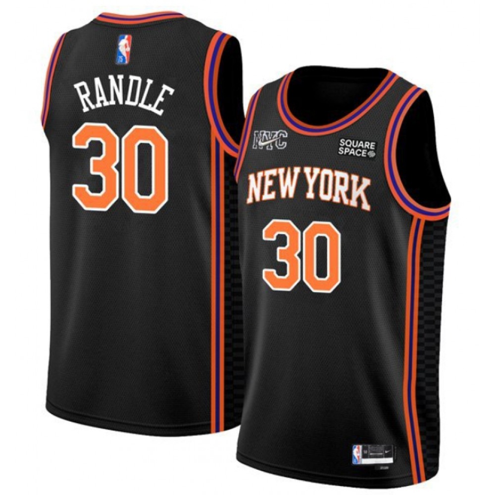 Game Day Retro Men's Knicks #30 Julius Black Basketball Jersey