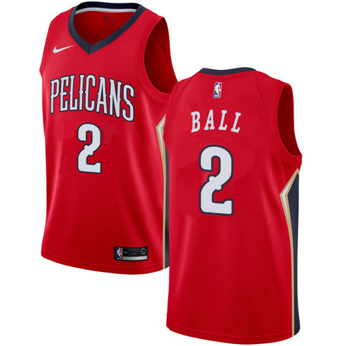 Nike Pelicans Red Orleans Pelicans #2 Jersey - Basketball Jersey