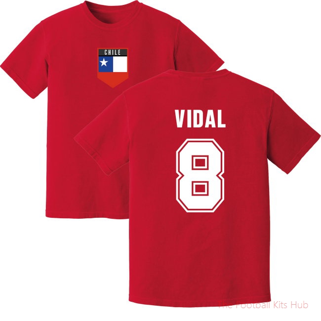 Men Vidal Chile Training Jersey (Red)