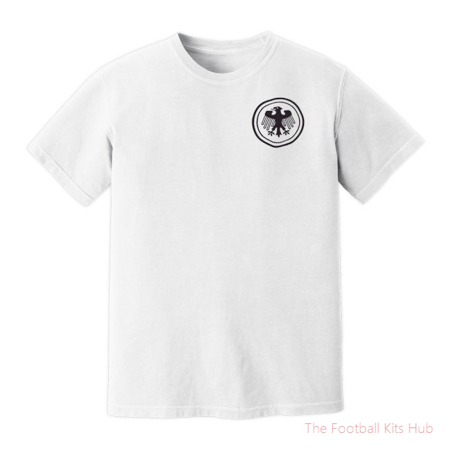 Germany National Team Embroidered Tee (White)