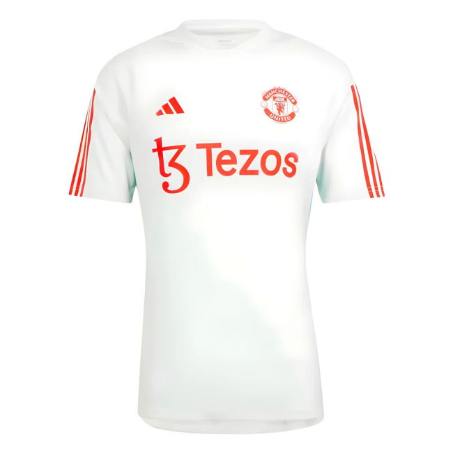 Men's 2023-2024 Man Utd Training Jersey (White)