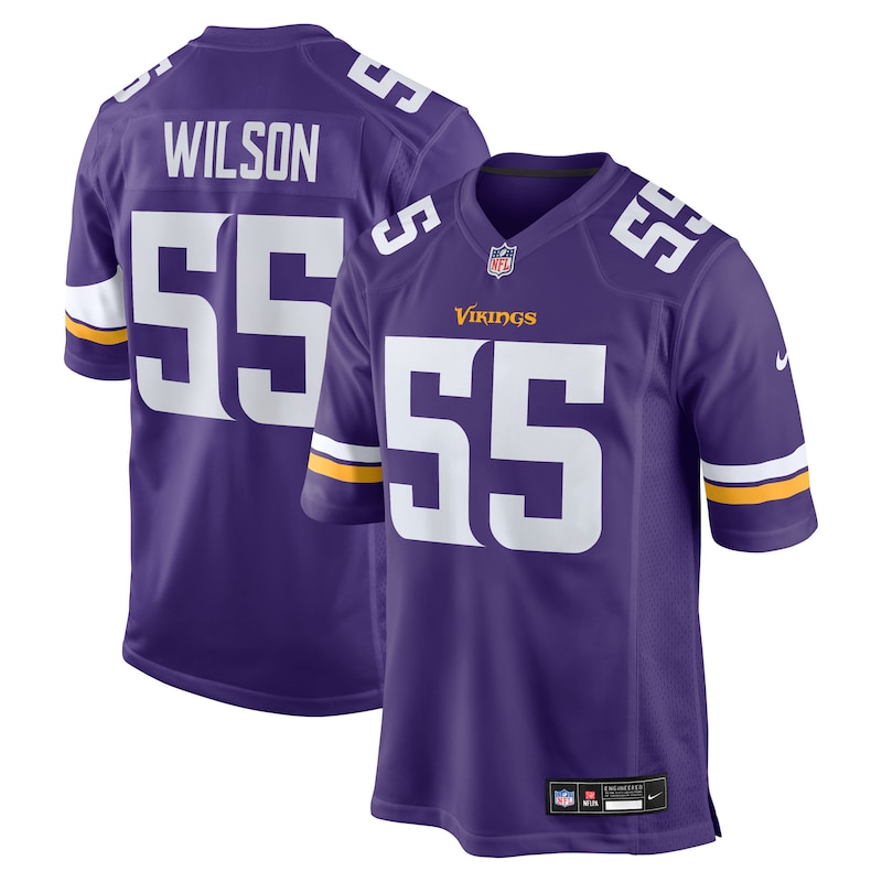 None Eric Wilson MIN Vikings Legendary Official Jersey Football Appare