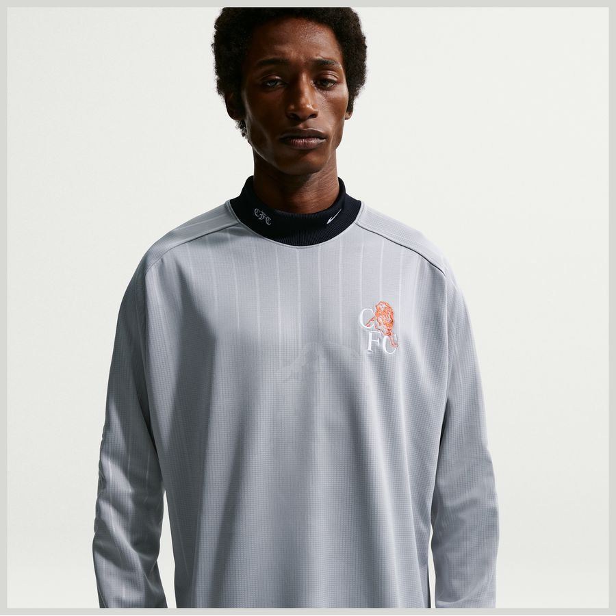 [LK] Chelsea Wolf Grey/Turf Orange/Blue/White Goalkeeper Jersey