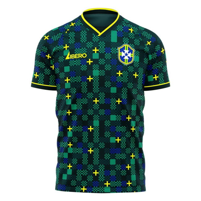 Brazil 2025-2026 Third Concept Football Kit (Libero) (PELE 10)