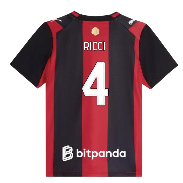 [JGK] 2026-2027 AC Milan Home Shirt (Kids) (Ricci 4)