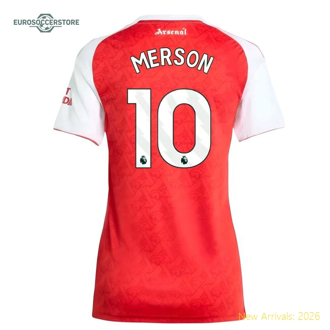Elegant Arsenal Womens Merson Jersey 2025-2026 Breathable