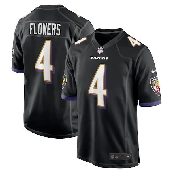 Baltimore Ravens Game NFL Jersey - Black | High-Quality Football Ap...