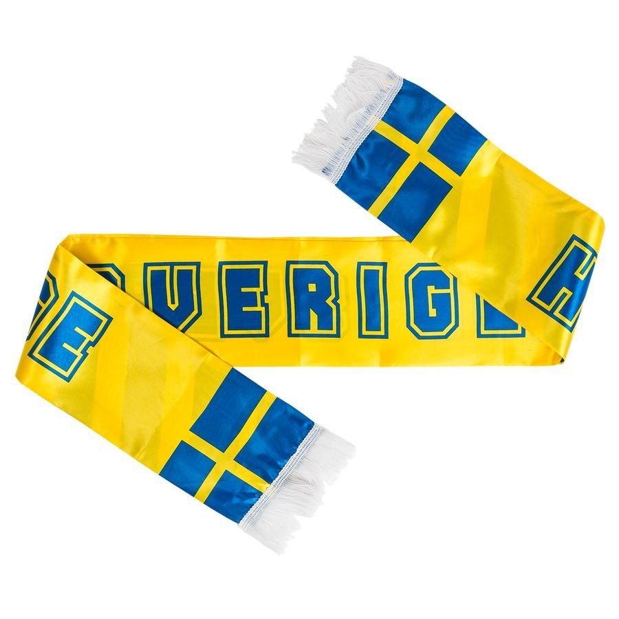 Sweden Satin Scarf Yellow/blue For Algeria Football Fans