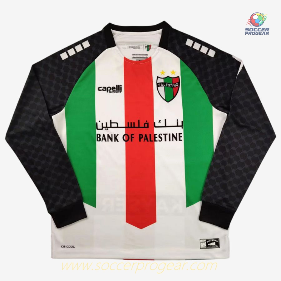 Palestine CL 2025 Edition 2026 Home Long Sleeve Soccer Shirt