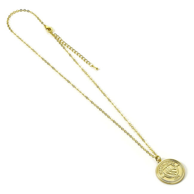 Women's Manchester City FC Gold Finish Crest Necklace