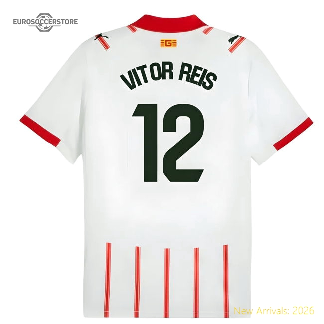 Official Performance 2025-2026 Girona Home Shirt (Vitor Reis 12)