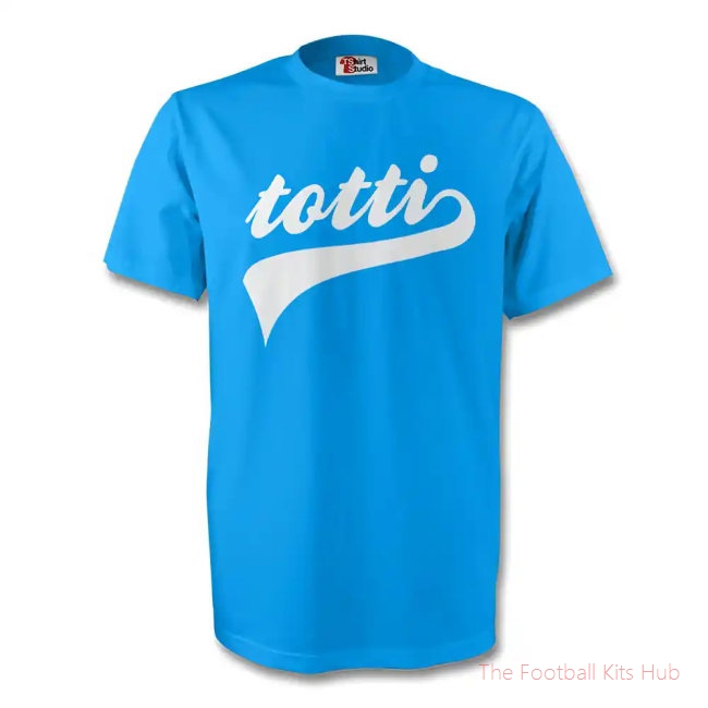 Francesco Totti Italy Signature Tee (sky Blue) - Kids