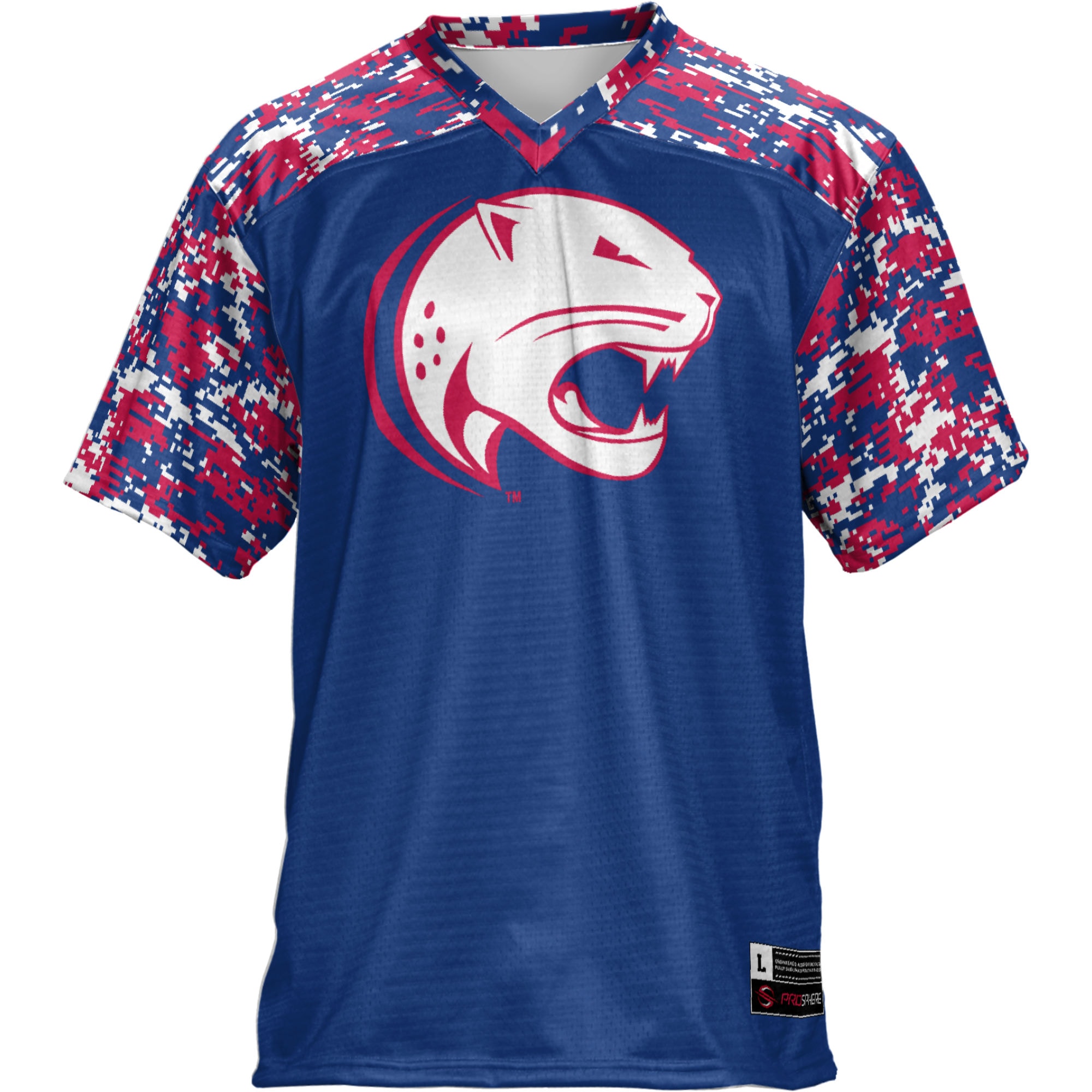 South Alabama Jaguars GameDay Greats Youth Camo Football Jersey - Blue