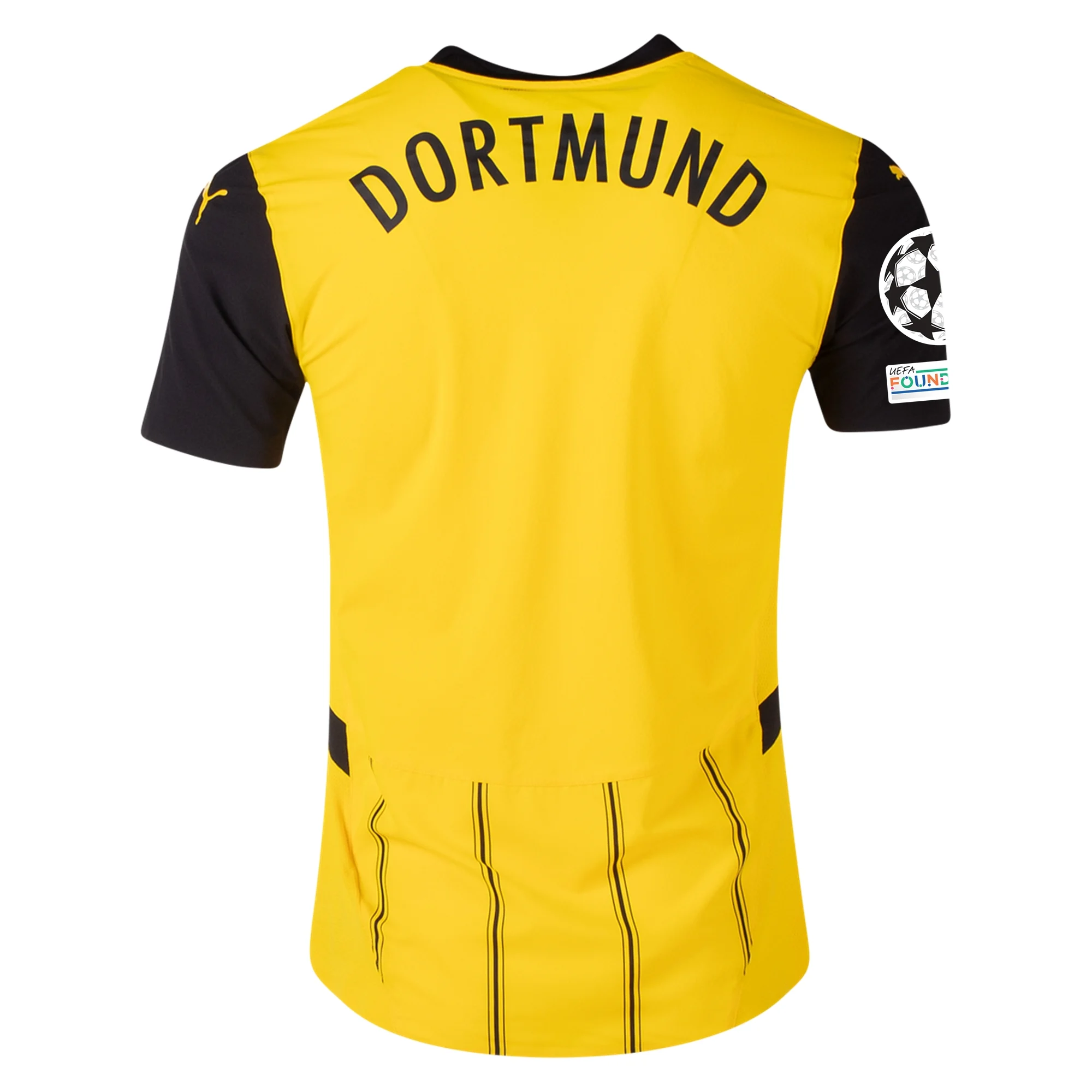 Borussia Dortmund Patches 2024-2025 UCL Home Jersey – Authentic Shirt