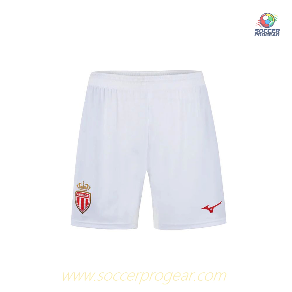 AS Monaco Home Shorts 2025-26 Edition