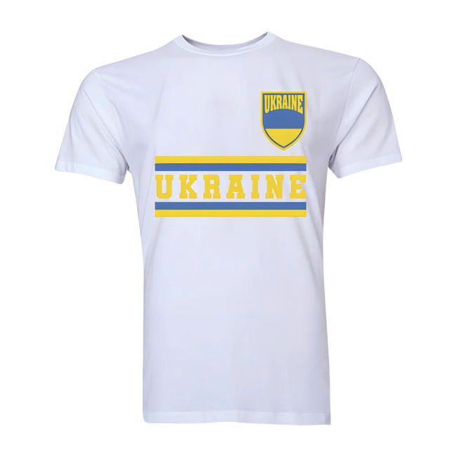 Premium-Quality World-Class Ukraine Core Football Country T-Shirt