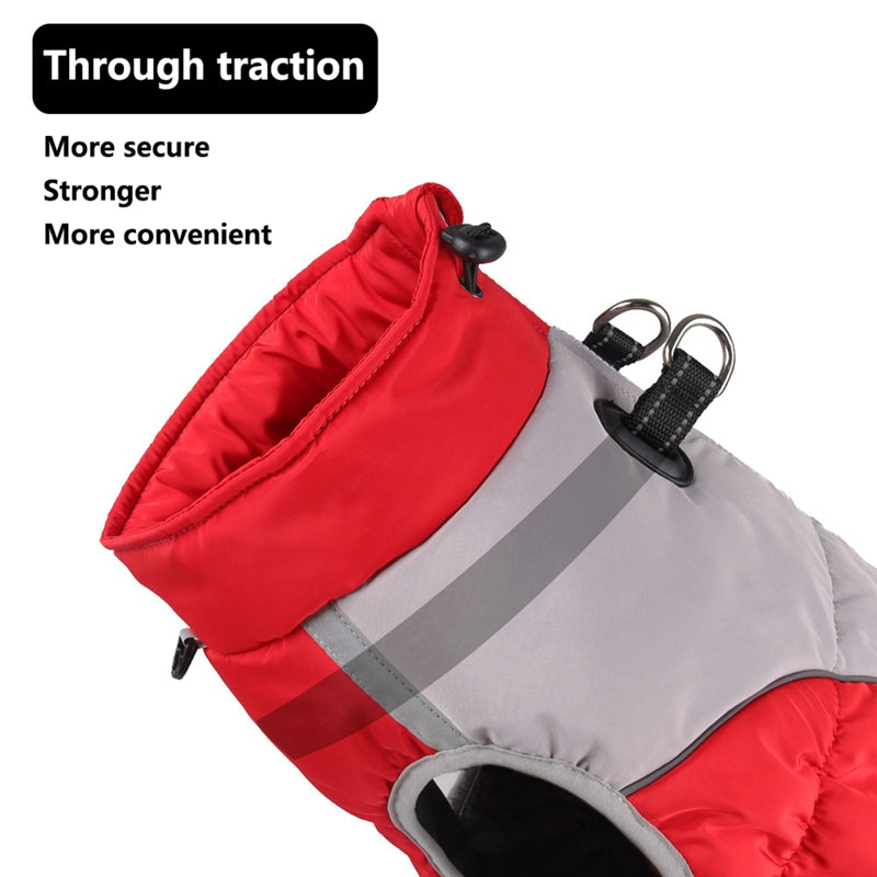 French Bulldog Furglow Frenchie Reflective Jacket – Zipper Winter Warm