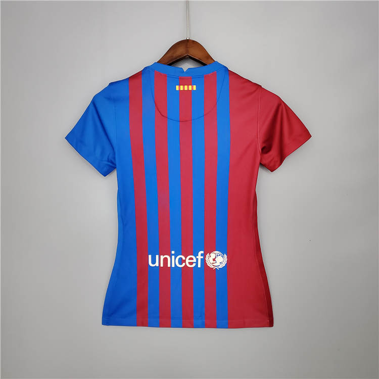 Match Quality Barca Barcelona 21-22 Soccer Kit Home Blue Women's