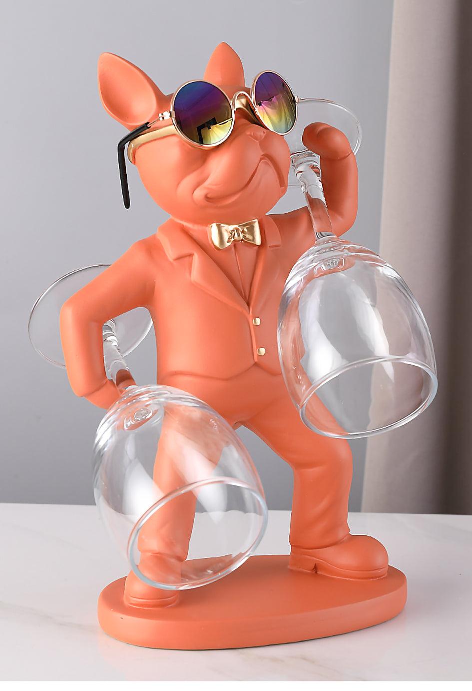 French Bulldog Figurines Cup Holder