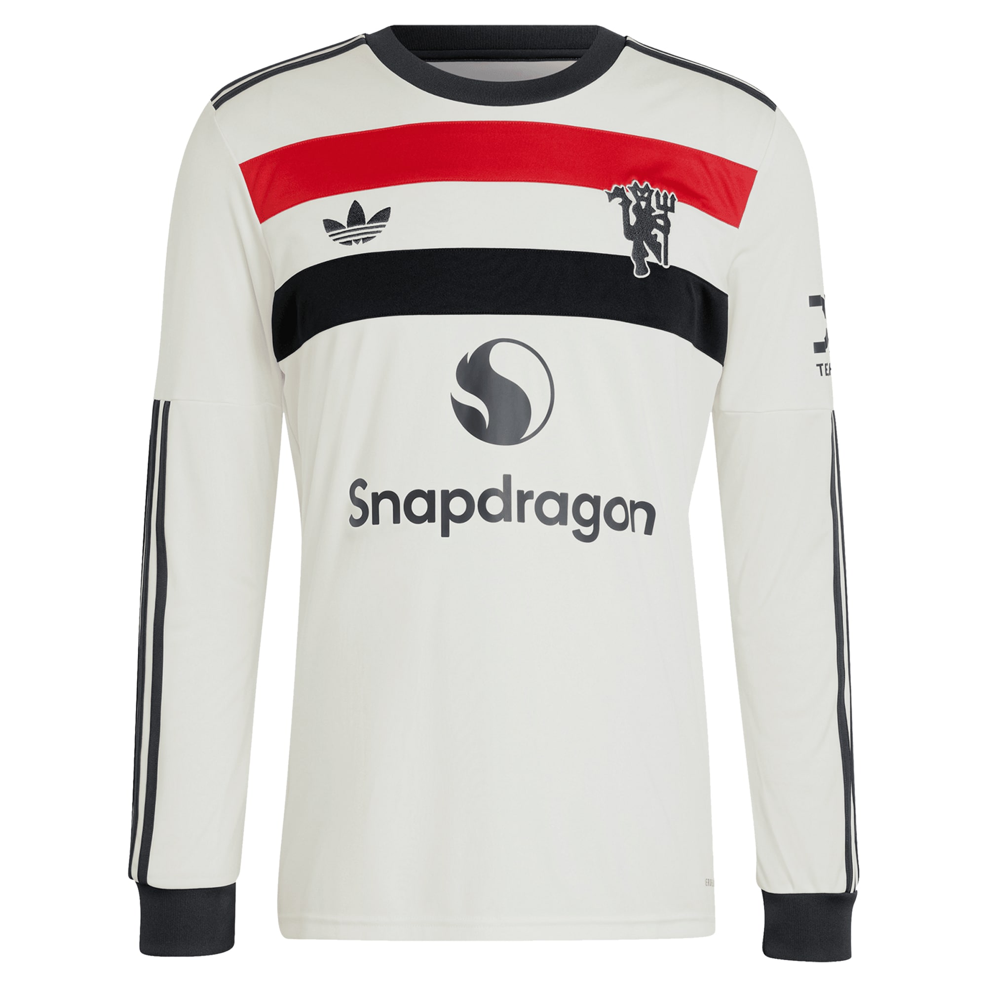 [SJH] Manchester United Originals 2024/25 Third Custom Replica Long Sleeve Jersey - Cream