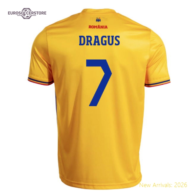 2025-2026 Romania Home Replica Shirt (Kids) (Dragus 7)