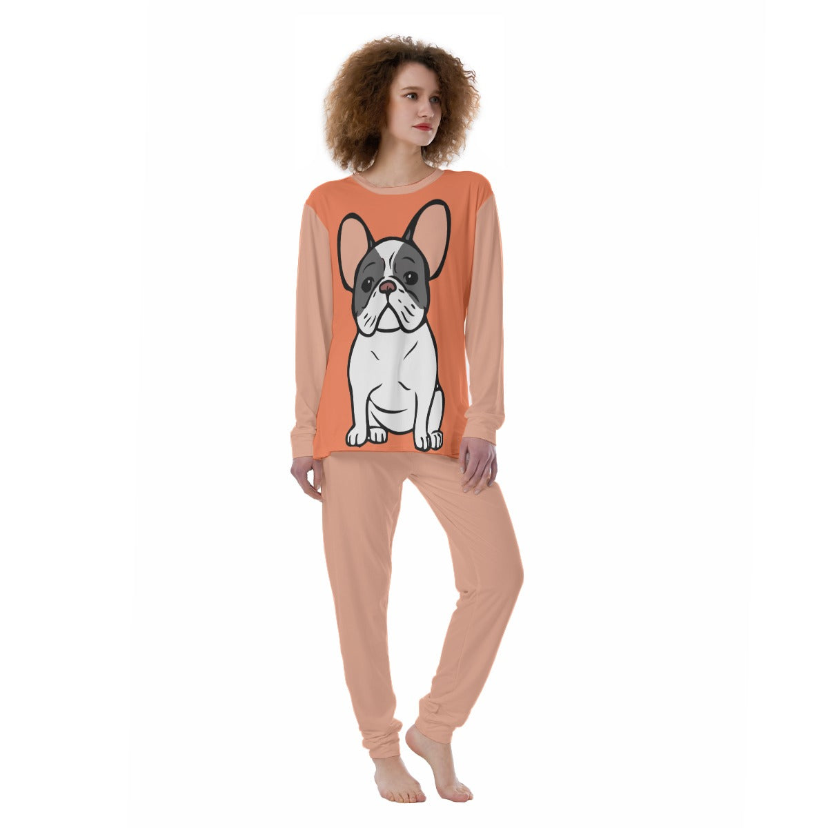 Comfortable Moxie - All-over Print Women's Pajamas for French