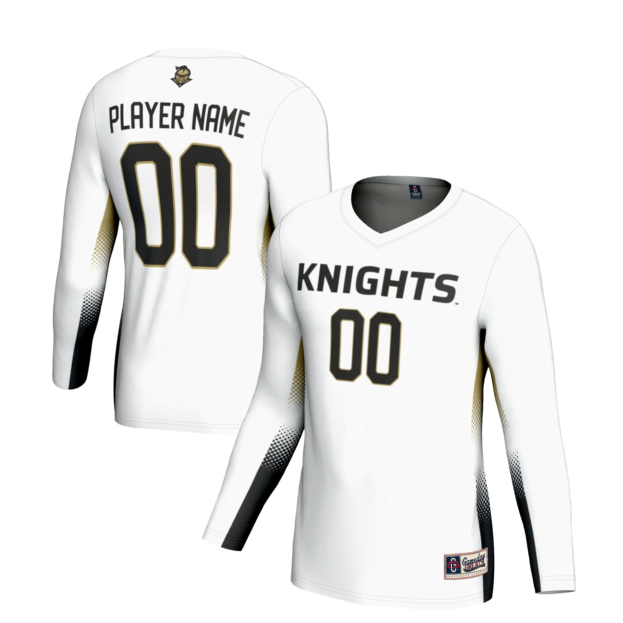 [NJP] UCF Knights GameDay Greats Youth NIL Lightweight Volleyball Jersey - White