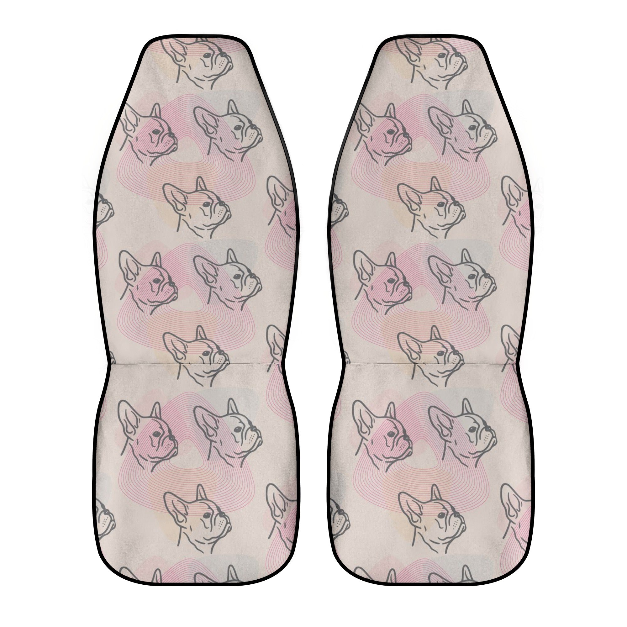 Stylish Pet-Lover Zelda- Car Seat Covers (2 Pcs) for Casual Outings