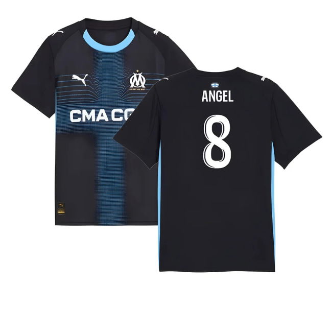 Kids 2025 Edition Breathable Marseille Away Match Shirt