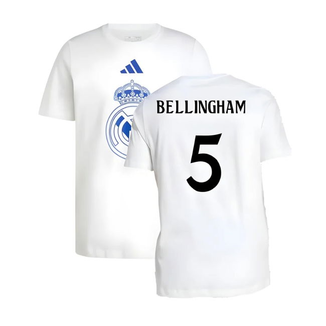 2024-2025 T-Shirt by Real Madrid DNA Graphic (Men
