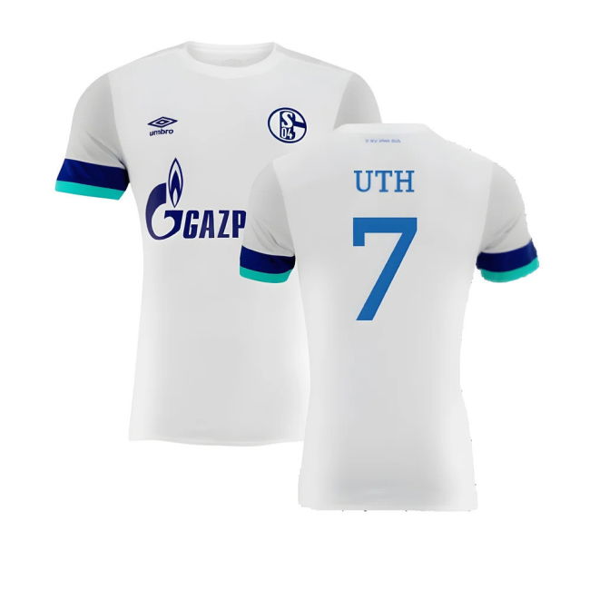 2019-20 Schalke Away Modern Shirt ((Mint) (Mint) Reinforced Seams