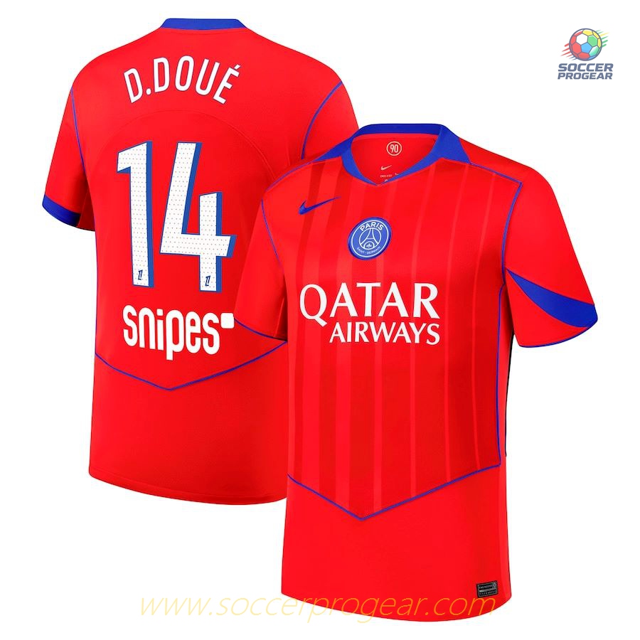 PSG High Quality Third Football Team Jersey 2025/26 Collection Désiré Doué