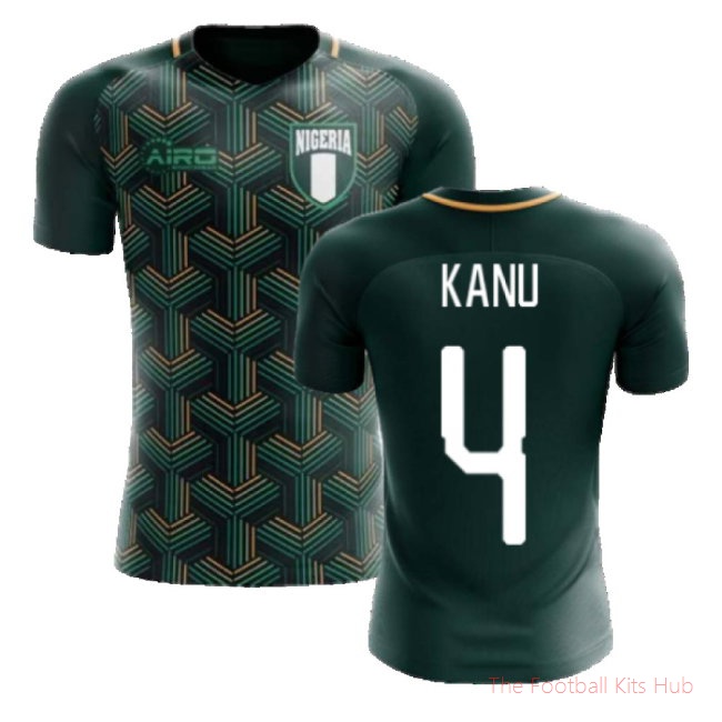 2025-2026 Nigeria Third Concept Football Shirt (Kanu 4) - Kids