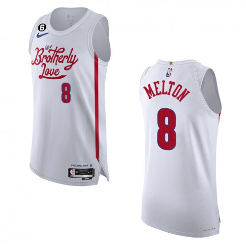Philadelphia 76ers DeAnthony #8 Performance Jersey Vintage Look