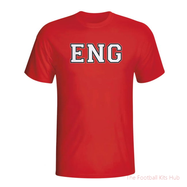England Country Iso T-shirt (red)