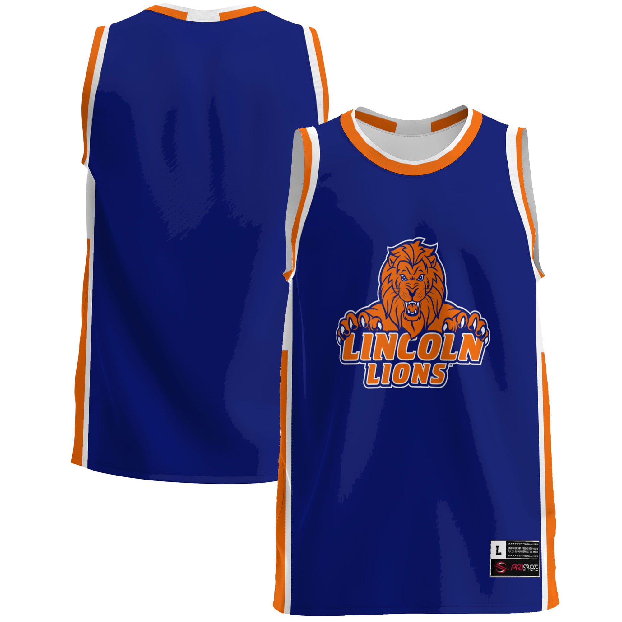 [DDG] Youth Lincoln Lions GameDay Greats Lightweight Basketball Jersey - Blue