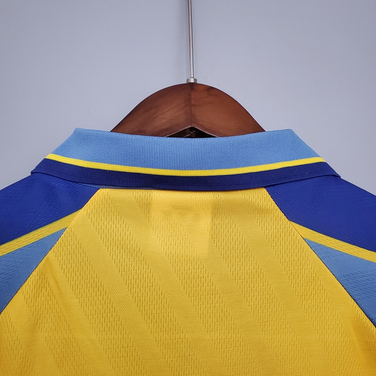 95-97 CHELSEA RETRO AWAY YELLOW SOCCER SHIRT JERSEY - Official