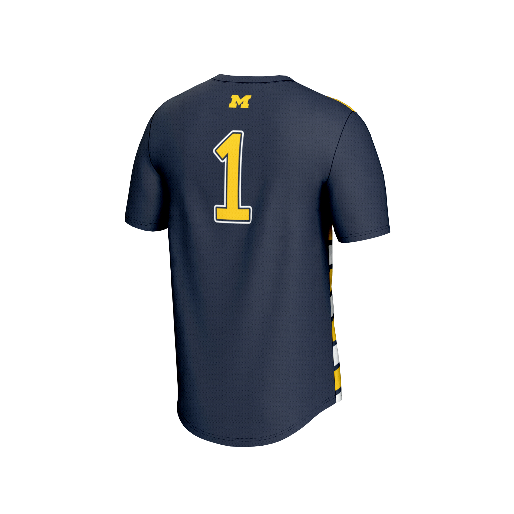 [NJP] Michigan Wolverines GameDay Greats Youth Lightweight Soccer Fashion Jersey - Navy
