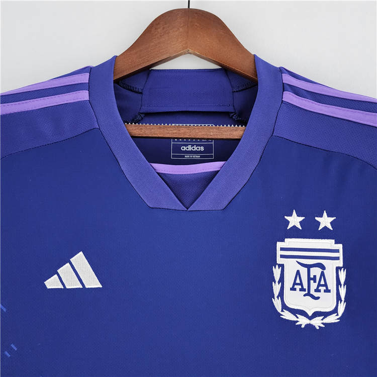 Advanced Fabric Argentina World Cup 2022 Away Blue Soccer Jersey