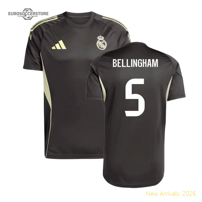 Fan-Favorite 2025-2026 Real Madrid Training Jersey (Utility Grey) (Bellingham