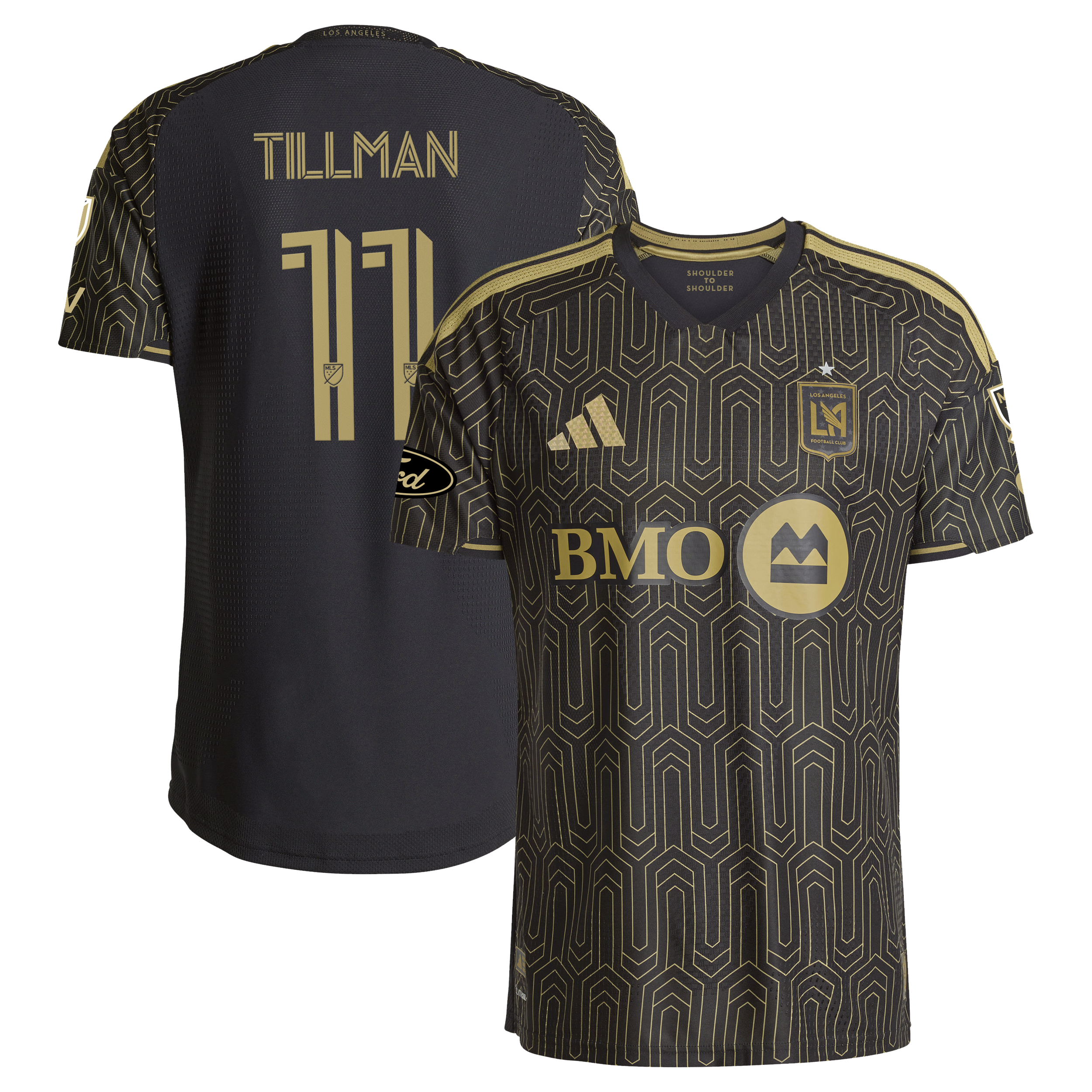 [JED] Timothy Tillman LAFC 2026 2026 Primary Kit On-Field Authentic Patch Jersey - Black