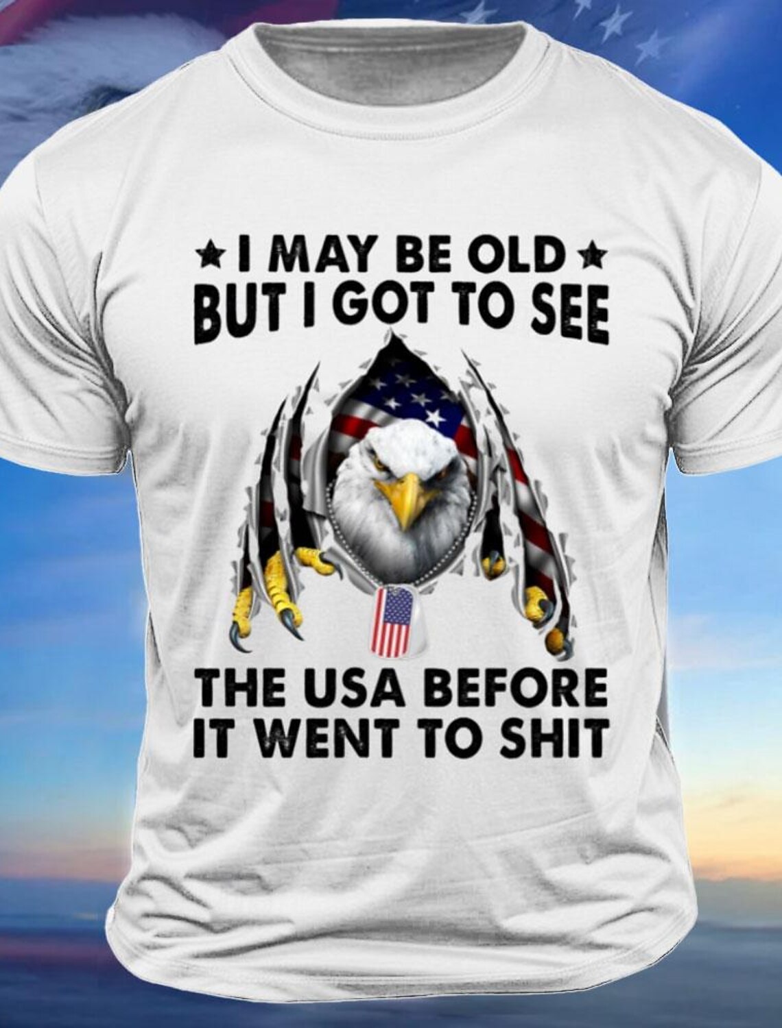 4th of July 2026 250th Memorial Day Men's Patriotic Patriot Veteran Crew Neck Short Sleeve T-Shirt Casual Sports Street