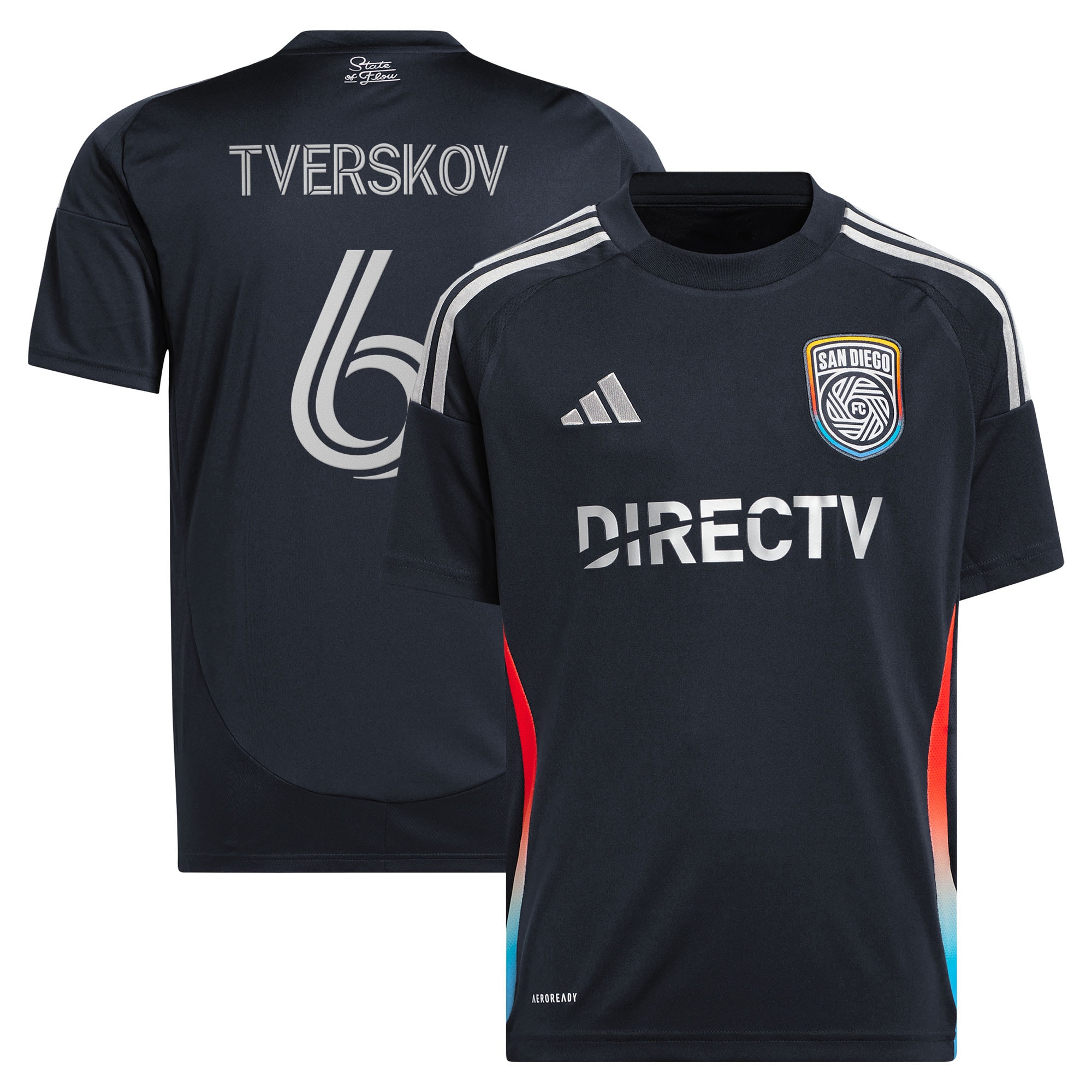 [SJH] Women's Jeppe Tverskov San Diego FC 2025 State of Flow Replica Jersey - Navy