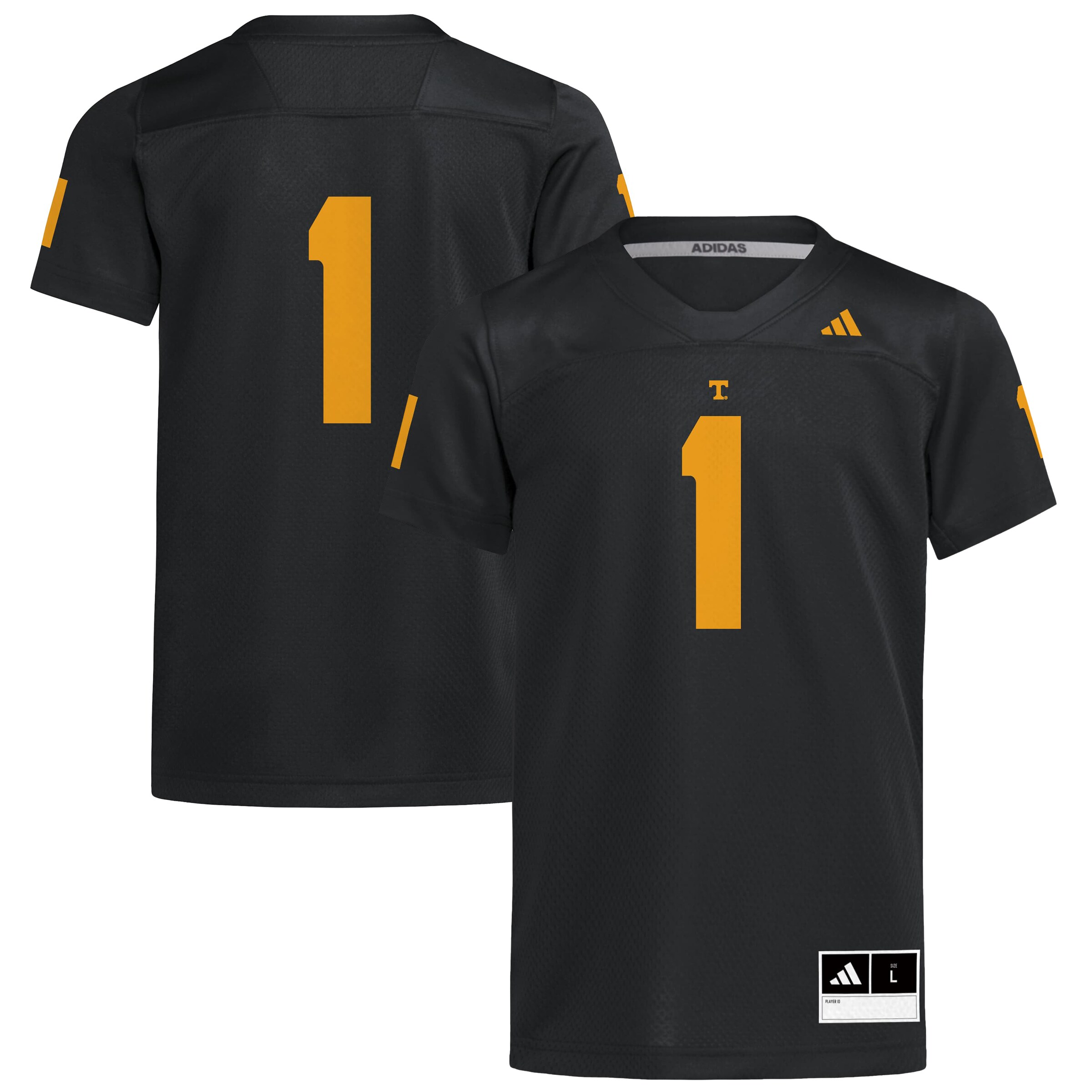 [DDG] Tennessee Volunteers Youth Replica Football Jersey - Black