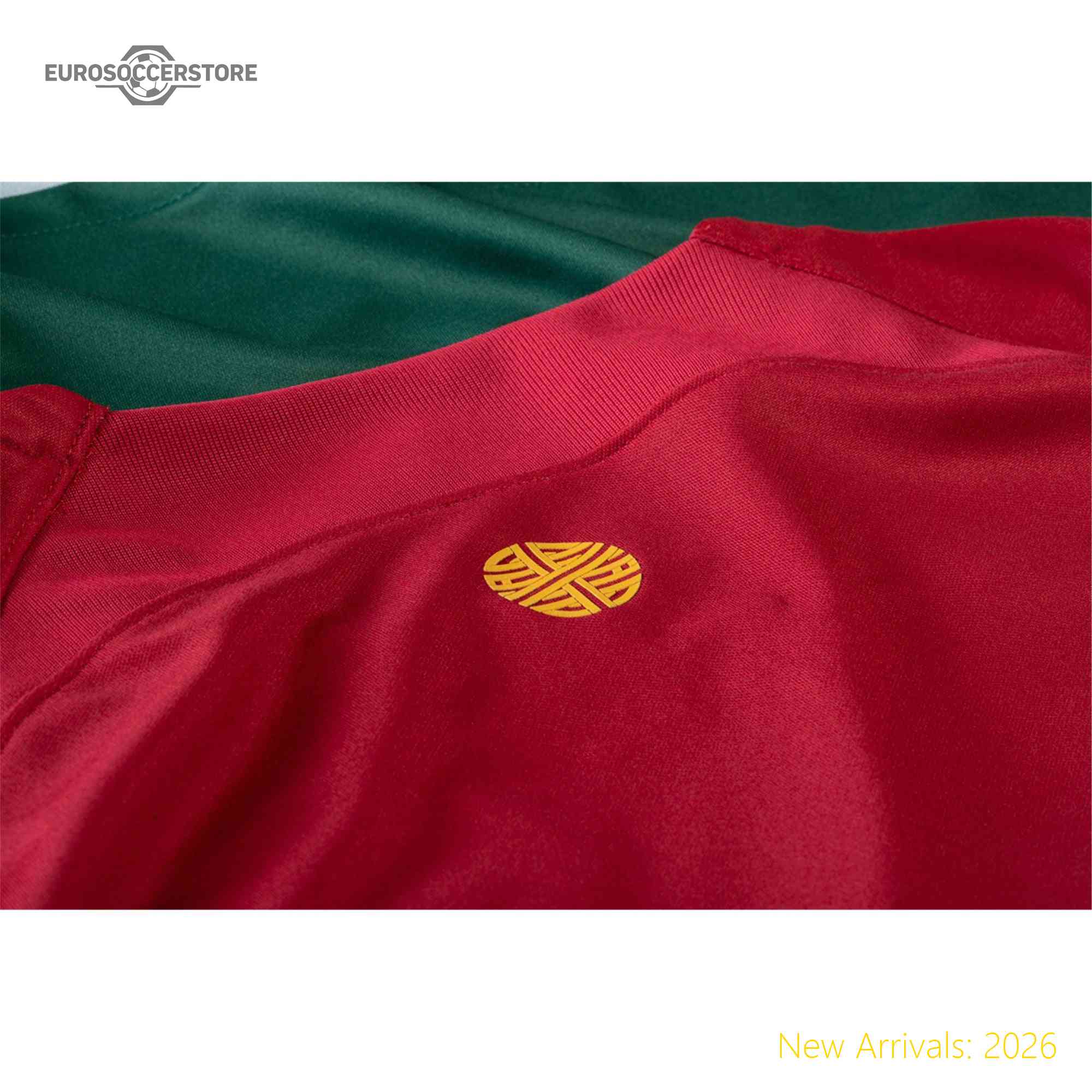Classic Design Men Por Portugal Home Home Premium Jersey 2022
